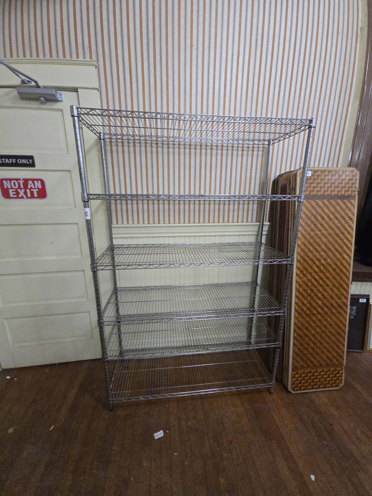 wire utility Shelf with six shelves
