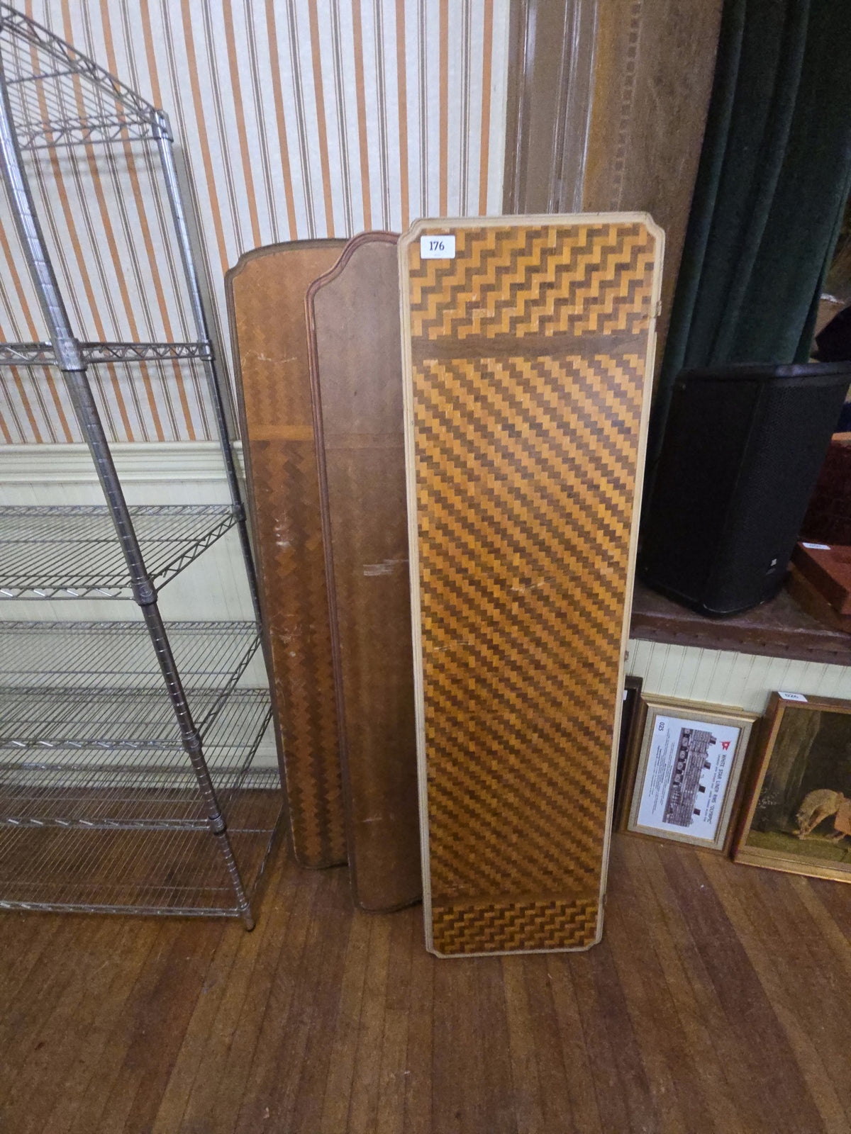 grouping of Three Wooden room dividers