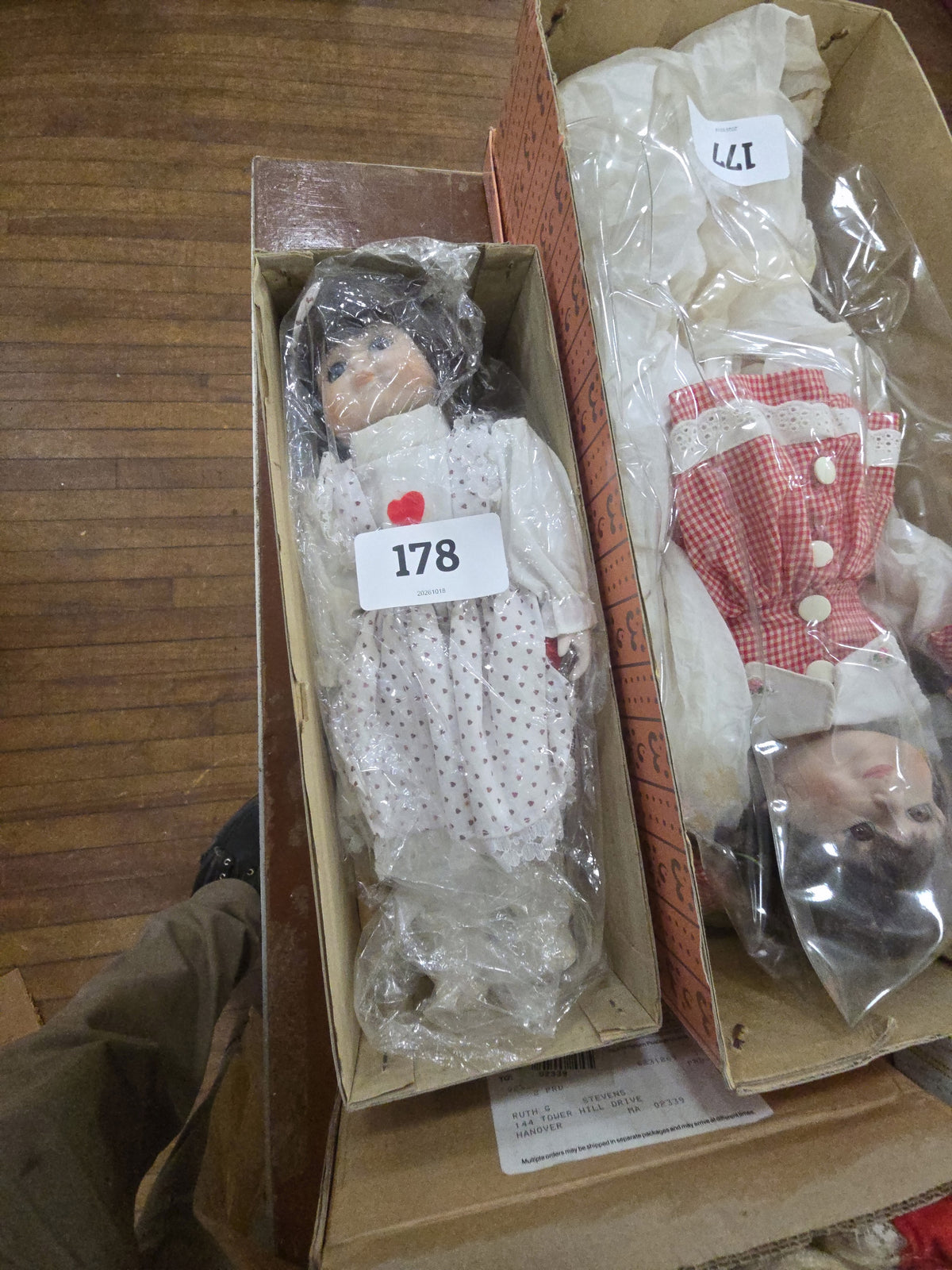 nurse doll in box