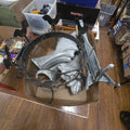 Lot 203 - Box Lot of Metal Objects Including Hanging Fixture, Three Aluminum Legs, and Anchor
