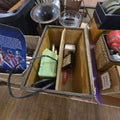 Lot 212 - Magazine Rack with Clocks