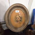 Lot 222 - Antique Hand Colored Photo of Little Girl