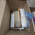 Lot 266 - Box Lot of Ephemera Including Framed Piece, Postcards, and More