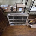 Lot 275 - Grouping of Three Sash Windows with Colored Panels