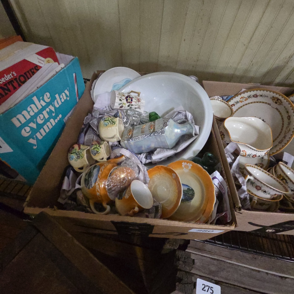 box lot of China