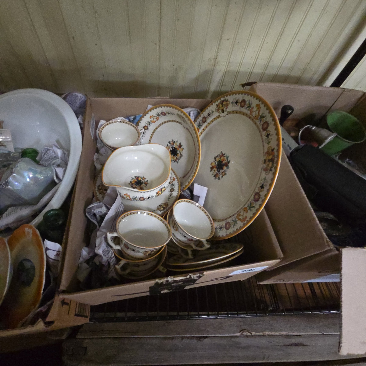 Box lot of China