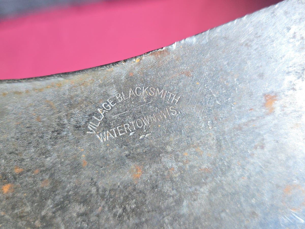 Grouping of Seven Antique and Vintage Meat Cleavers including Foster Bros., Dexter, Nichols Bros., and Russell