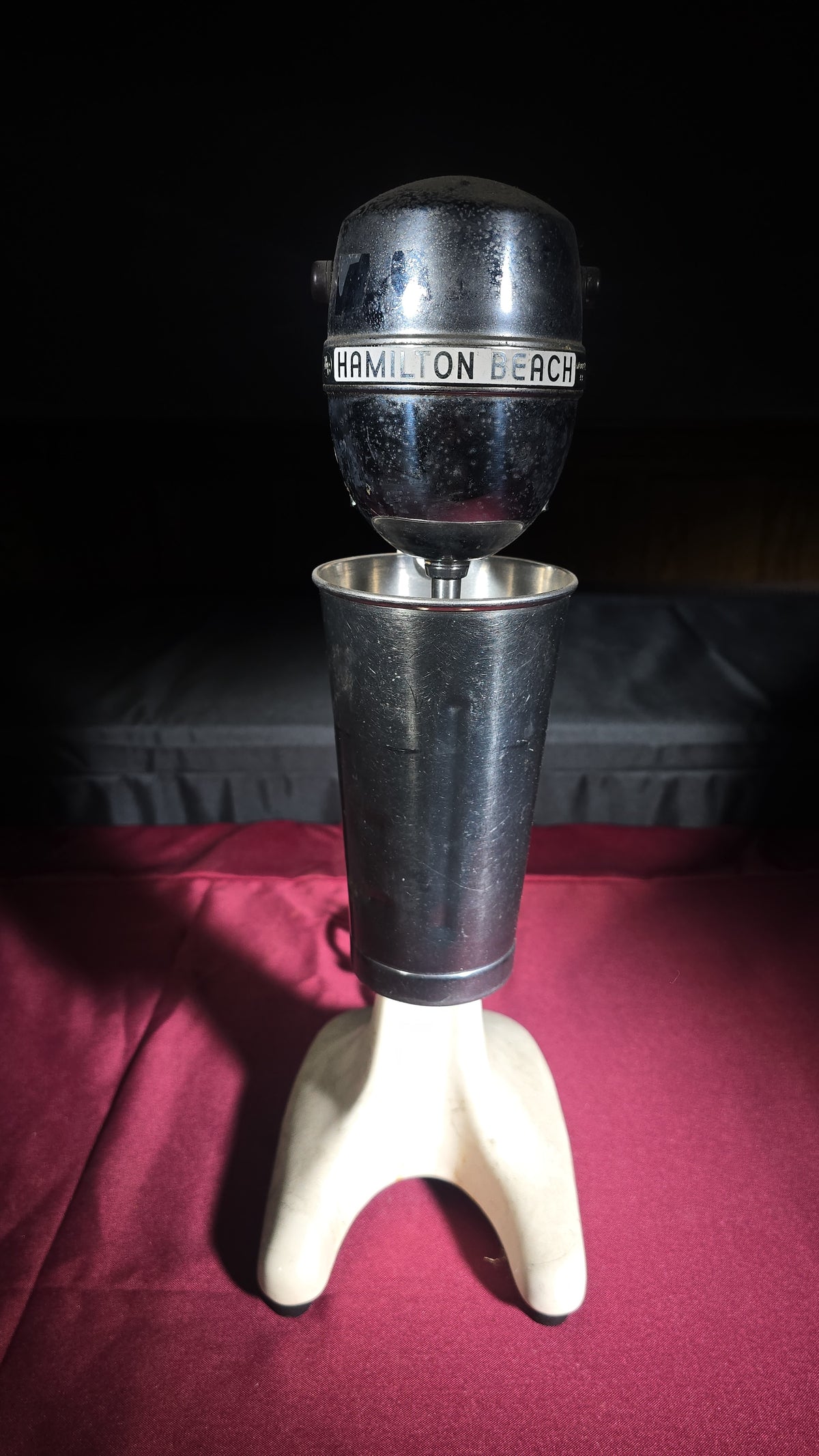 Vintage Hamilton Beach Model 33 Milkshake Mixer with Cup