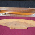 Lot 095 - Pair of Vintage Wooden Boat Half Hull Models Including One Taken from Lines of 1910 Speed Launch "Kite" By "Clem" Carter, March 1974