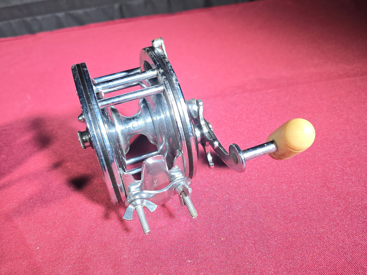Pair of Vintage Penn No. 49 Deep Sea Fishing Reels, Manufactured by Penn Fishing Tackle Mfg. Co., Philadelphia, Pennsylvania