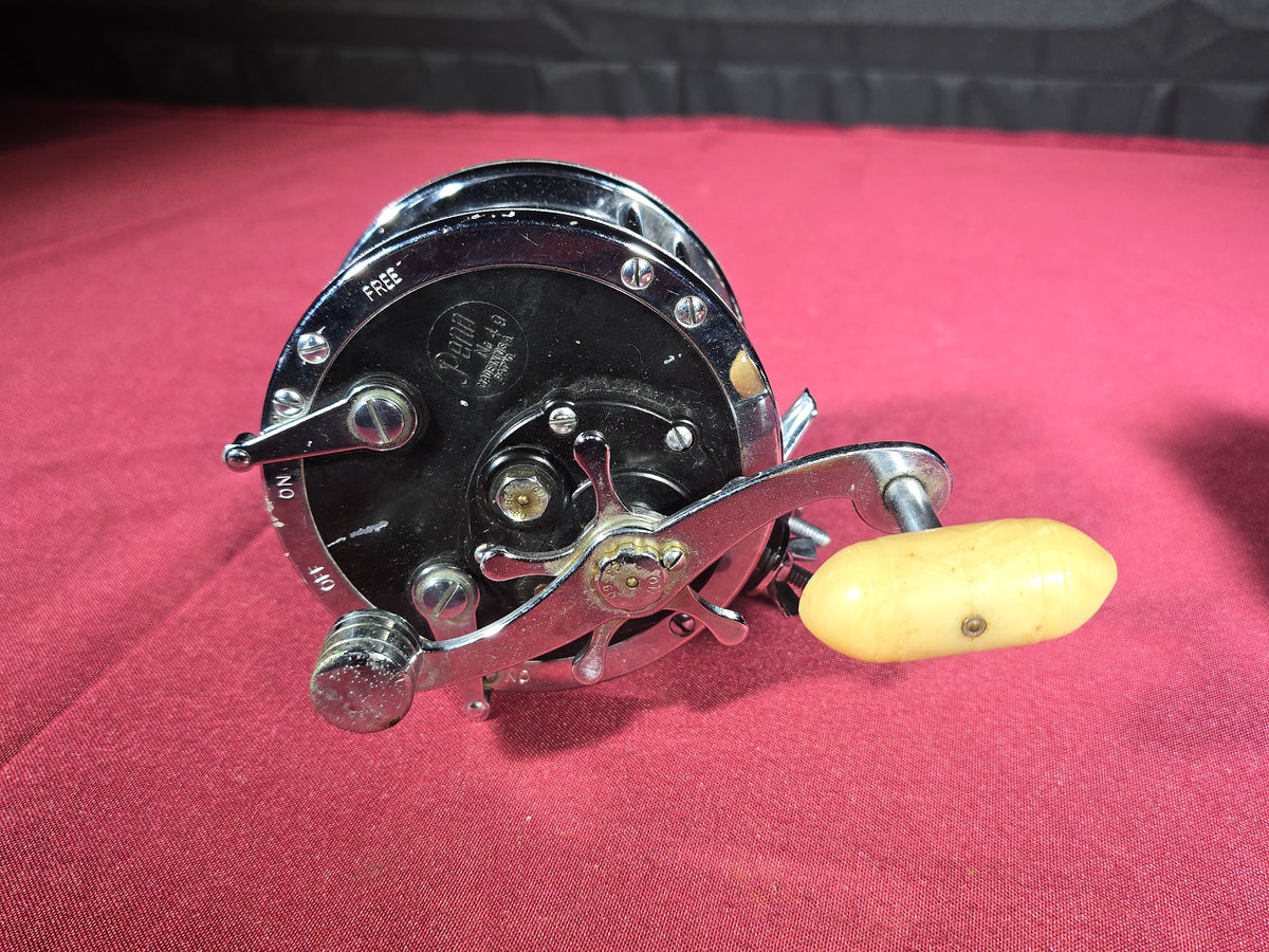 Pair of Vintage Penn No. 49 Deep Sea Fishing Reels, Manufactured by Penn Fishing Tackle Mfg. Co., Philadelphia, Pennsylvania