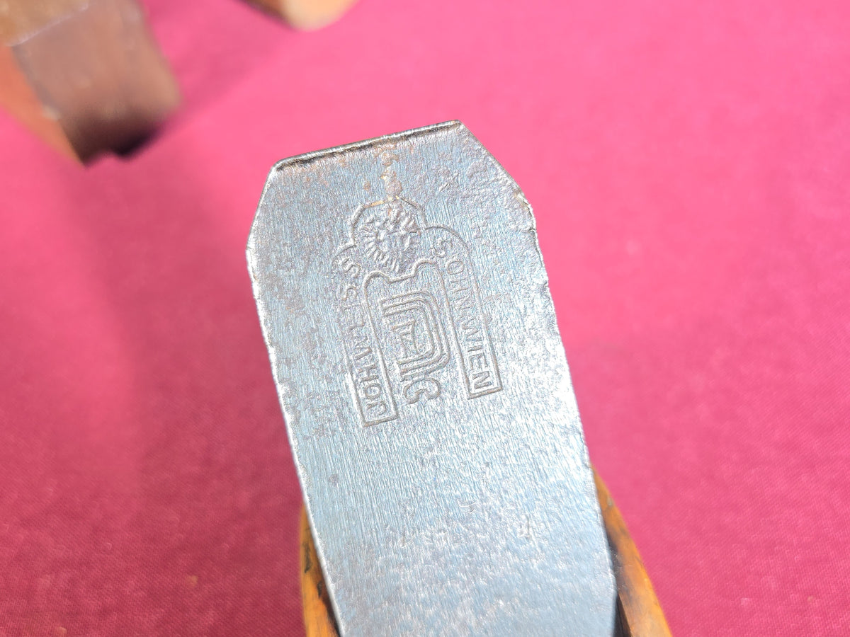 Grouping of Six Antique Wood-Bodied Hand Planes including Solingen, Providence Tool, and Others