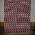 Lot 192 - Vintage Woven Wool Coverlet in Maroon and White, 67" W x 83" H