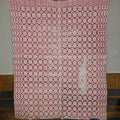 Lot 193 - Vintage Red and White Woven Wool Coverlet, 68" W x 88" H
