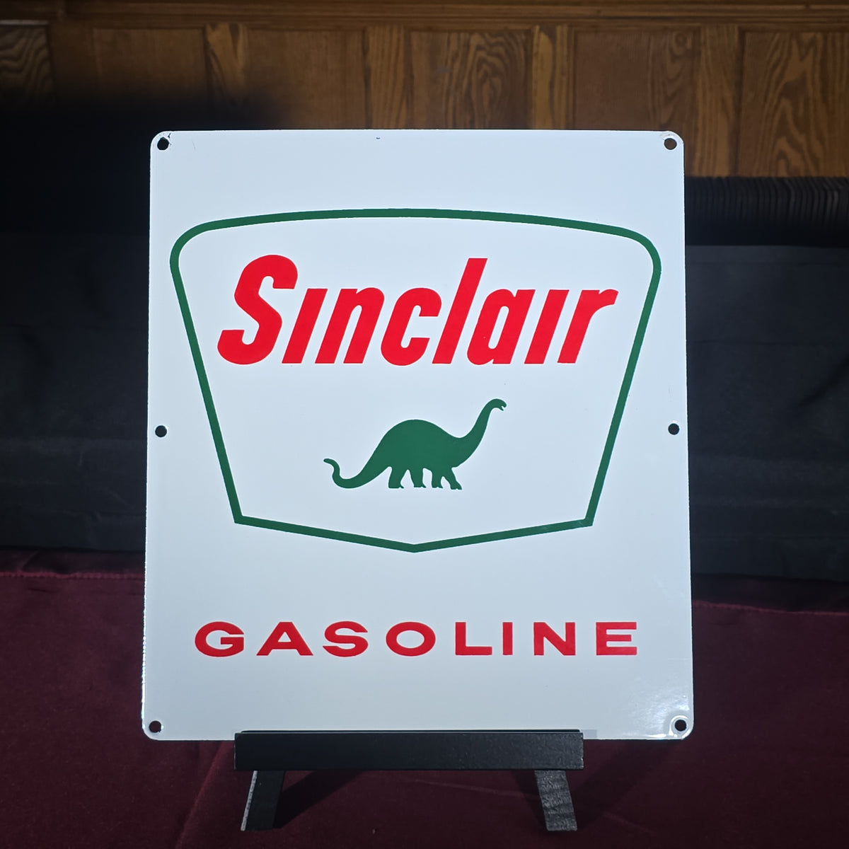 Vintage Reproduction Sinclair Gasoline Porcelain Advertising Sign