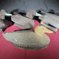 Lot 255 - Grouping of Four Vintage Duck Decoys Including Three Wooden and One Ariduk by General Fibre Co., St. Louis, Missouri