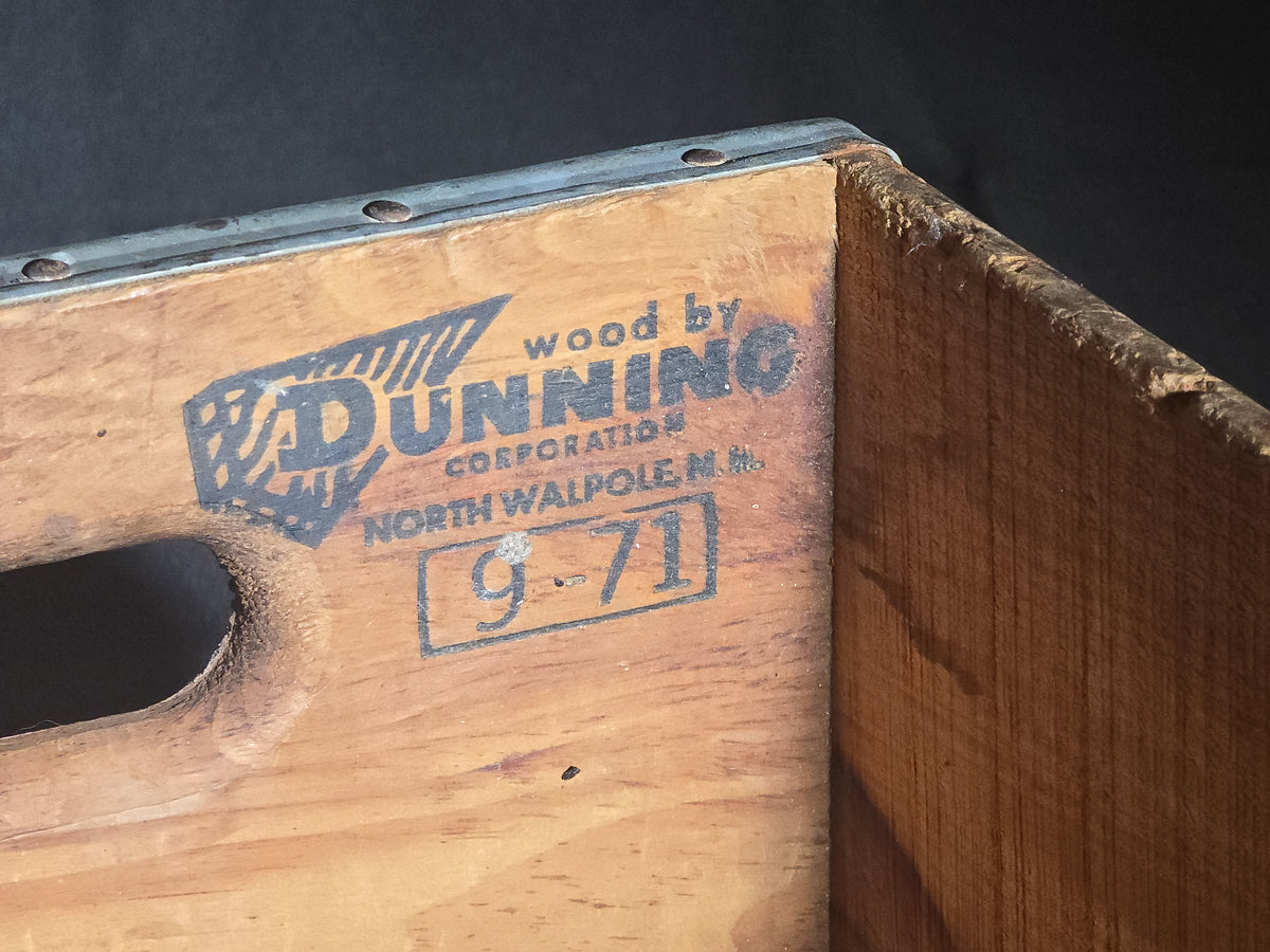 Grouping of Four Vintage Pelco Beverages Advertising Wood Crates, Everett Club Bottling Co., Everett, Massachusetts