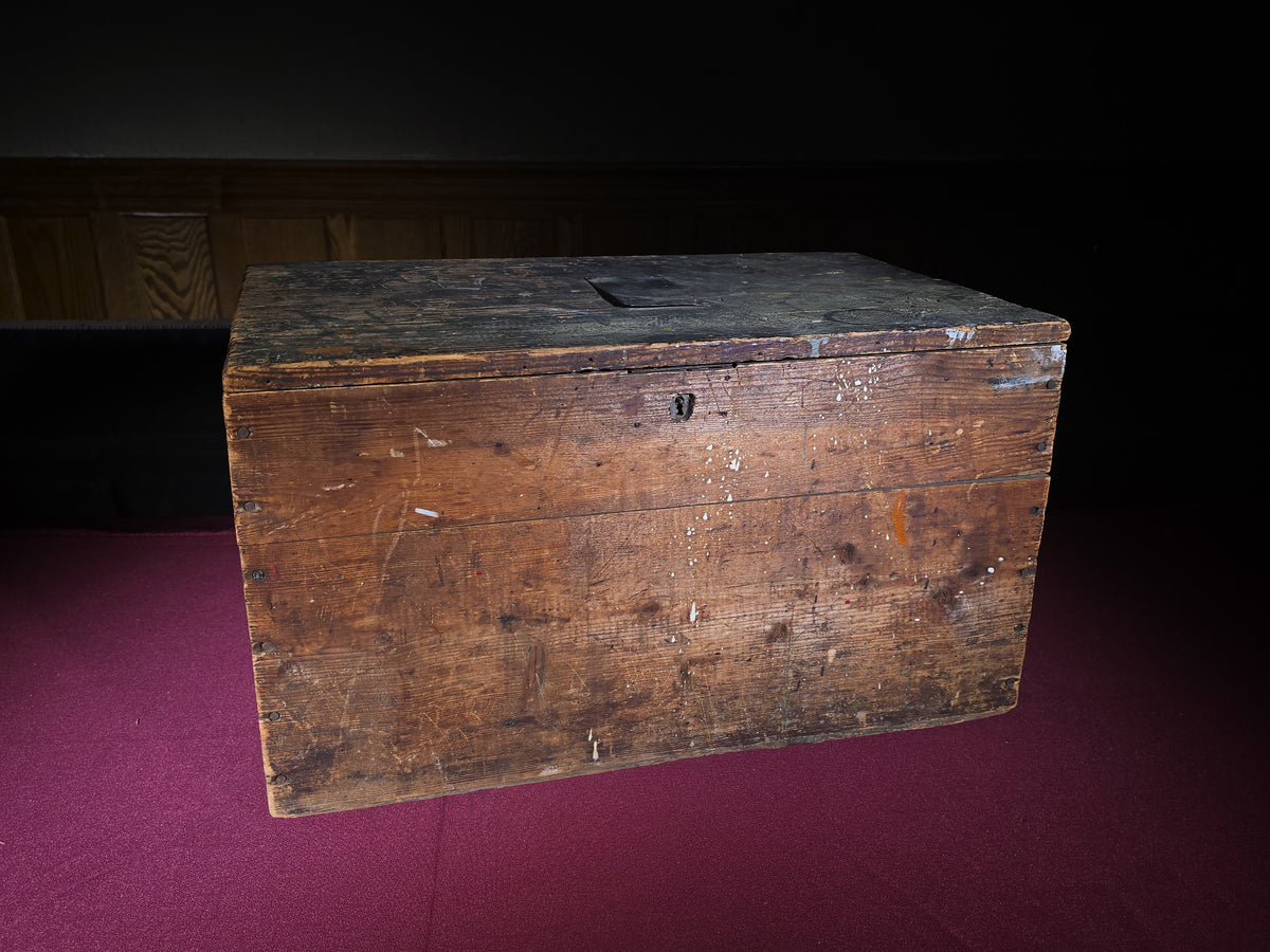 Antique Austin, Young & Co. Fine Biscuit Advertising Wooden Crate, Boston, Massachusetts