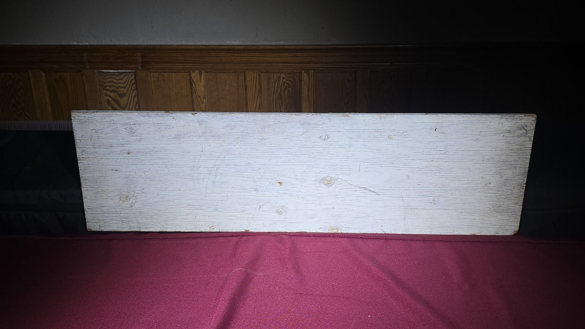 Vintage Hand-Painted Wooden Advertising Sign, Beverly Auto Brokerage, 253 Rantoul Street, Beverly, Massachusetts