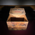 Lot 265 - Vintage Tudor House Coffee Wooden Advertising Crate with Lid, 20" L x 16" W x 14-1/4" H