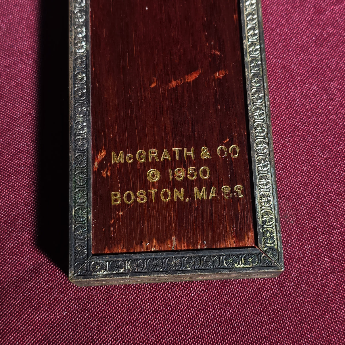 Vintage Stations of the Cross Wall Cross, Manufactured by McGrath & Co., Boston, Massachusetts, 1950