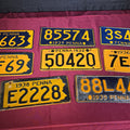 Lot 083 - Grouping of Eight Antique 1930s Pennsylvania License Plates, 1931–1939