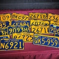 Lot 085 - Grouping of 18 Vintage 1950s Pennsylvania License Plates
