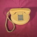 Lot 271 - Vintage Northern Telecom Round Push-Button Desk Telephone, Made in Canada, 8-1/2" L