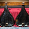 Lot 278 - Pair of Vintage Teardrop-Shaped Wall Mirrors with Carved Finials, 28-1/2" W x 45" H each
