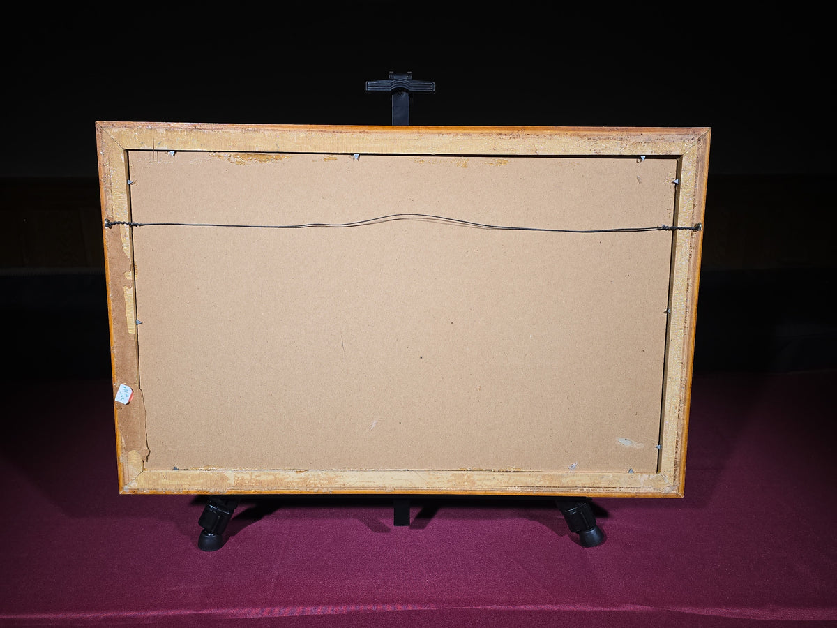 Antique 1795 North American Land Company Stock Certificate Signed by Robert Morris, Framed with Portrait