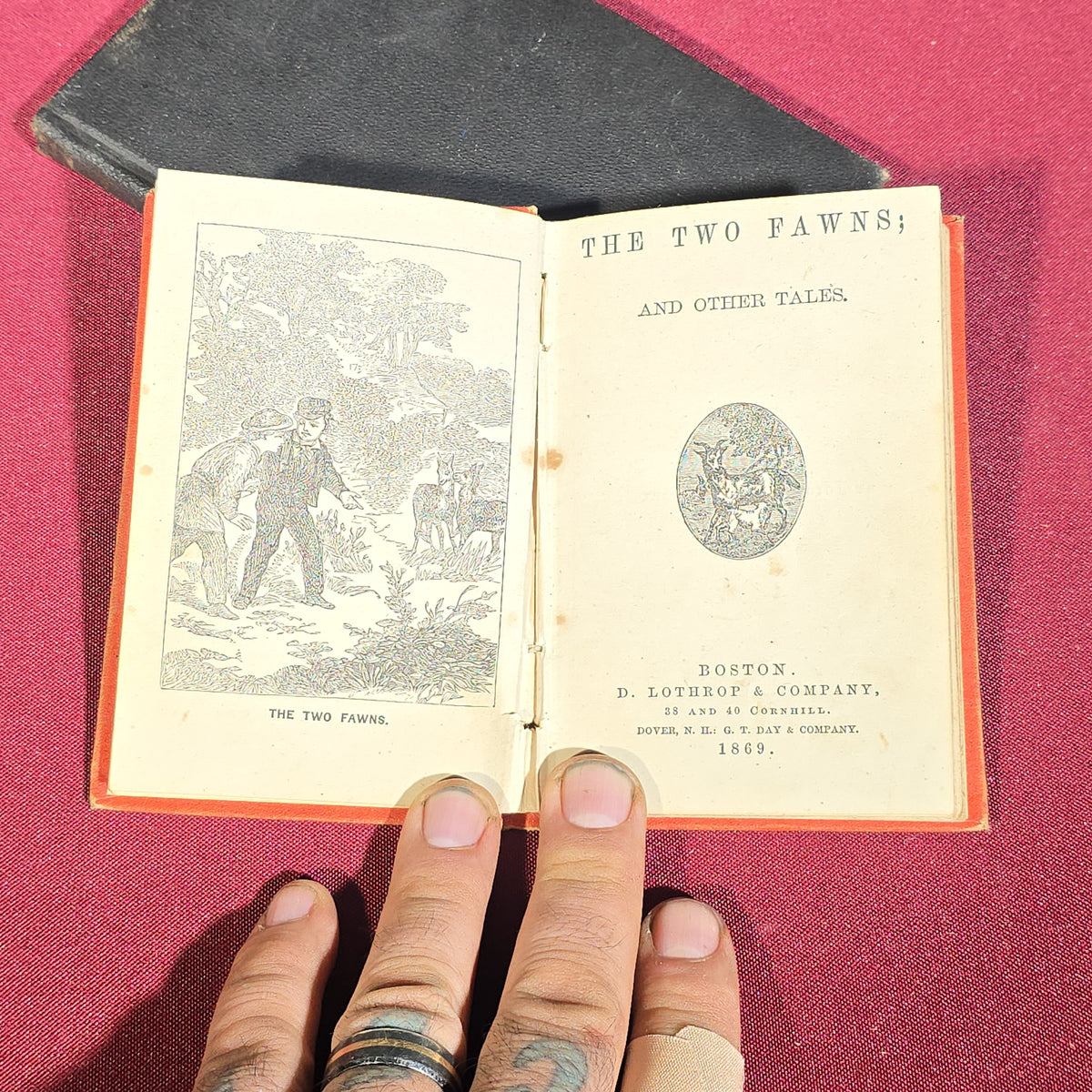 Grouping of Five Antique Books and Albums including Autograph Album, Masonic Book of Commandery, and Washington County Court Docket
