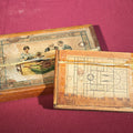 Lot 106 - Pair of Antique Richter Union Building Blocks Stone Block Sets in Wooden Boxes, Manufactured by F. AD. Richter & Co., Rudolstadt, Germany