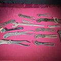 Lot 113 - Grouping of 15 Antique and Vintage Pliers, Wrenches, and Hand Tools