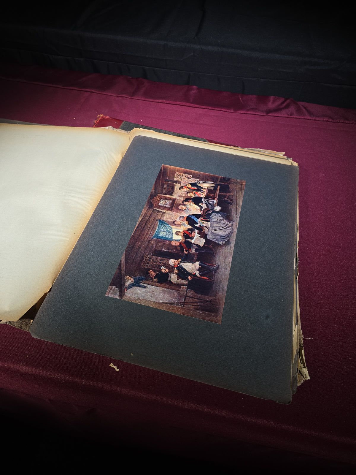 Pair of Antique Large-Format Military Books including "Les Jeunes Peintres Militaires" by Gustave Goetschy, 1878, and Russian "Нашествие Наполеона" ("Napoleon's Invasion") Patriotic War of 1812 Album
