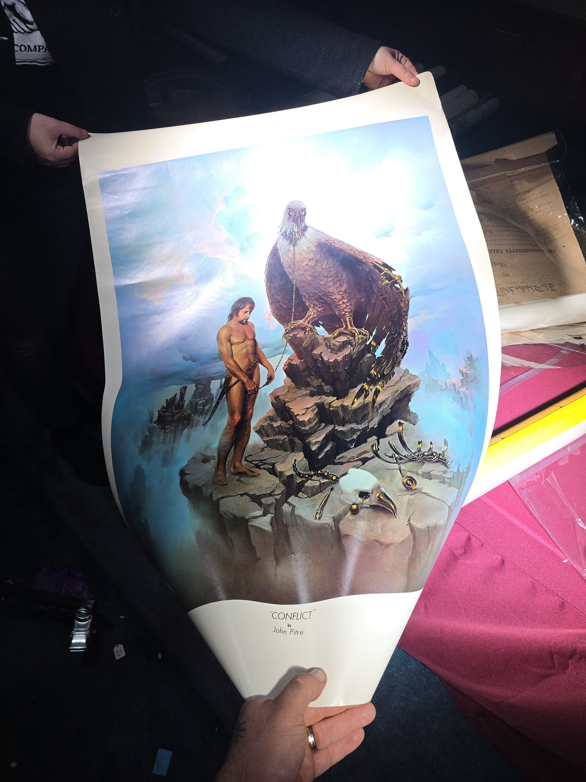 Grouping of Vintage and Antique Rolled Posters, Prints, and Ephemera Including King Kong (1976), Batman (1989), Back to the Future Part II, Superman IV, Midnight Cowboy, Pitre "Conflict," Bunker Hill Monument Association Certificate, and More