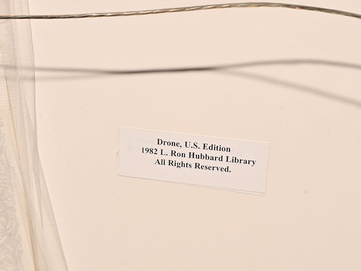 Vintage Signed and Numbered Limited Edition Lithograph Print "The Drone" U.S. Edition by Paul Stinson, Based on Battlefield Earth by L. Ron Hubbard, 1987