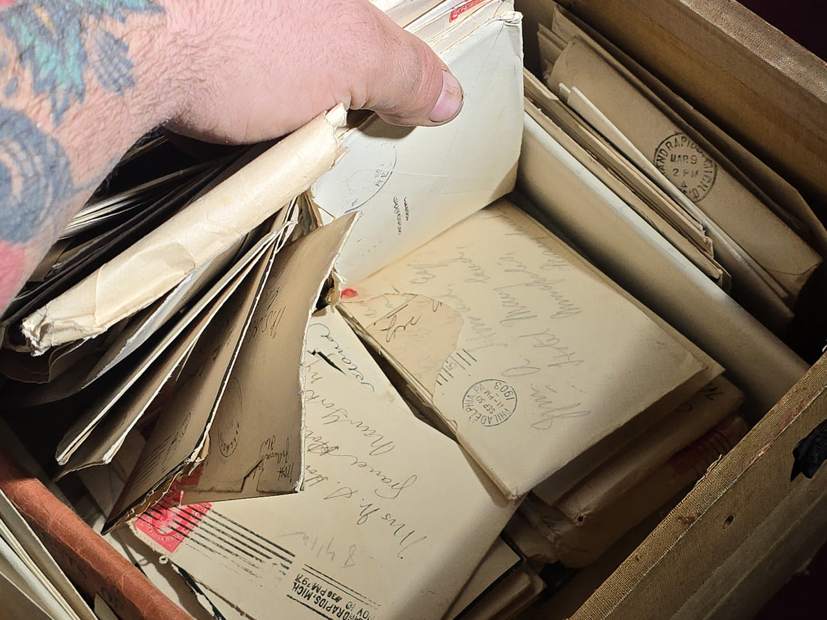 Large Antique Correspondence Archive of First Lieutenant W. A. Howard, U.S. Military Academy West Point and U.S.M.C., Circa 1901-1905, Including Grand Rapids and Indiana Railway Co. Stationery and U.S. Marine Corps Documents from Manila