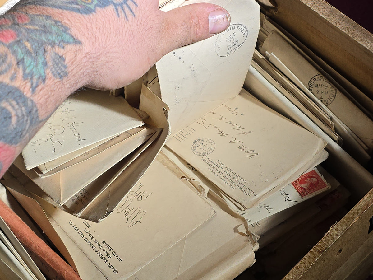Large Antique Correspondence Archive of First Lieutenant W. A. Howard, U.S. Military Academy West Point and U.S.M.C., Circa 1901-1905, Including Grand Rapids and Indiana Railway Co. Stationery and U.S. Marine Corps Documents from Manila