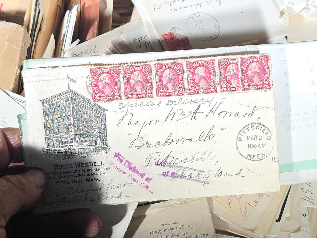 Large Antique Correspondence Archive of First Lieutenant W. A. Howard, U.S. Military Academy West Point and U.S.M.C., Circa 1901-1905, Including Grand Rapids and Indiana Railway Co. Stationery and U.S. Marine Corps Documents from Manila