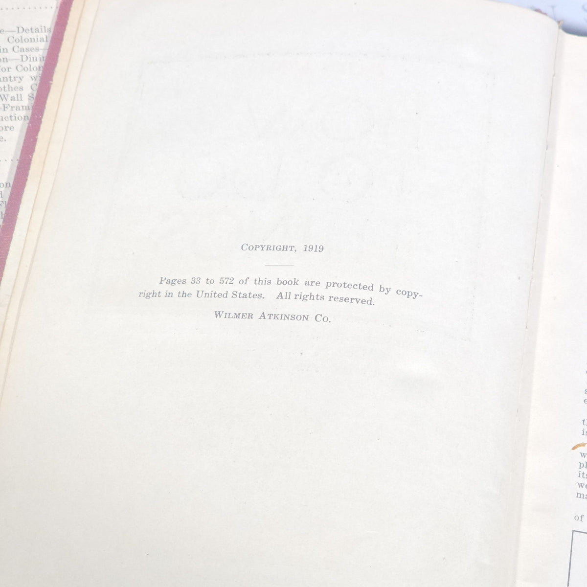 Grouping of Five Antique Books including "Erecting and Operating," "Radford's Details of Building Construction," "How to Do Things," and "Bobbie and His Goat, Billie"