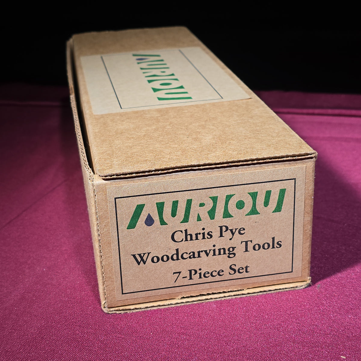 Modern Brand New Auriou Chris Pye Woodcarving Tools Seven-Piece Set, New in Box, Made in France