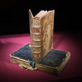 Lot 032 - Pair of Antique Latin Books Including "Provinciale" By Gulielmo Lyndwood, Oxford, 1679, and "Manuale Chori Seu Vesperale Romanum," Bruntruti, 1785