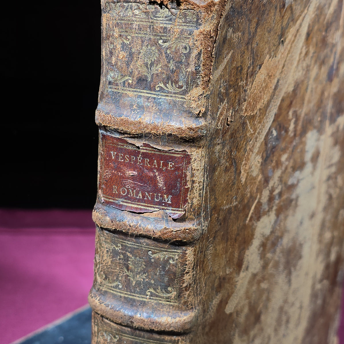 Pair of Antique Latin Books including "Provinciale" by Gulielmo Lyndwood, Oxford, 1679, and "Manuale Chori seu Vesperale Romanum," Bruntruti, 1785