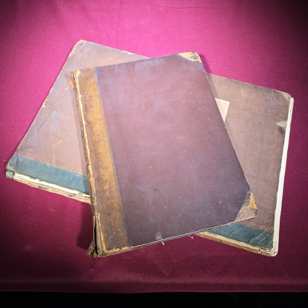 Grouping of Four Antique Books including "Pericles and Aspasia" Limited Edition No. 105, 1903, and "Report of the State Botanist" 1895 with Color Mushroom Plates
