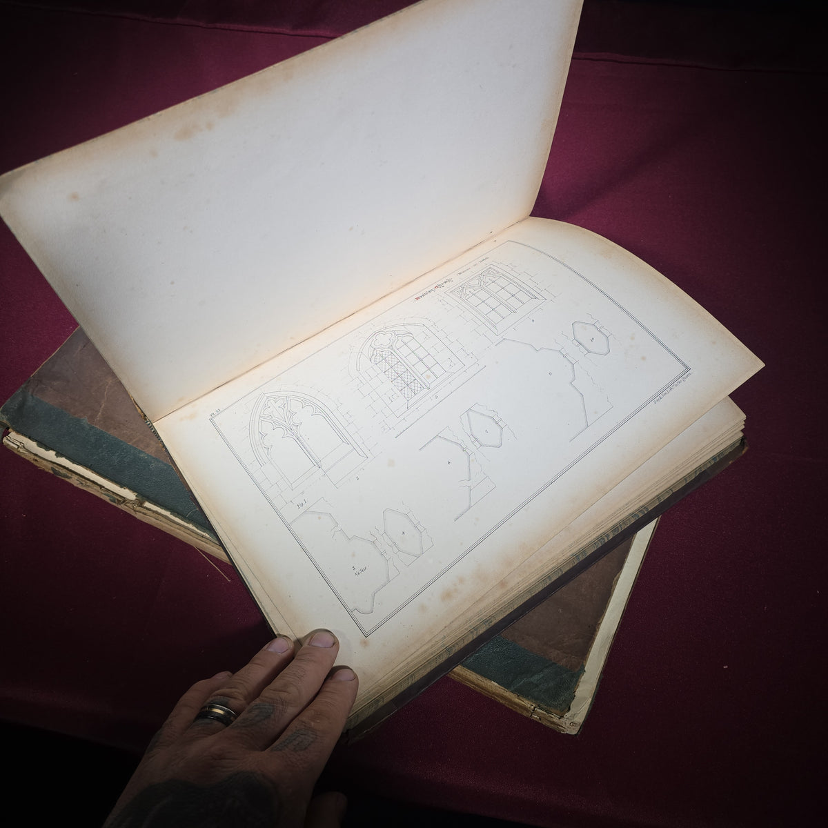 Grouping of Four Antique Books including "Pericles and Aspasia" Limited Edition No. 105, 1903, and "Report of the State Botanist" 1895 with Color Mushroom Plates