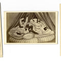 Lot 059 - Trio of Antique Illustrated Carte De Visite C.D.V. Filler Cards Depicting Risque Scenes with Sex Acts