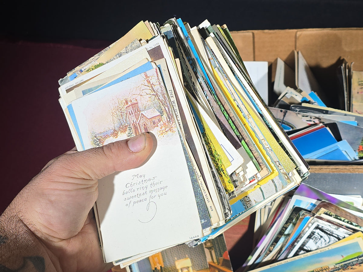 Antique and Vintage Postcard Lot, Several Hundred Cards