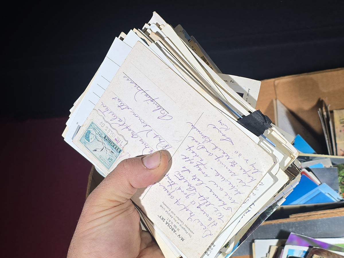 Antique and Vintage Postcard Lot, Several Hundred Cards