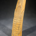 Lot 101 - Antique Hand-Carved Ivory Tusk with Crocodile in Relief