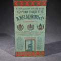 Lot 116 - Antique M. Melachrino & Co. Egyptian Cigarettes No. 4 Tin Lithograph 50-Count Cigarette Tin, Cairo, Egypt